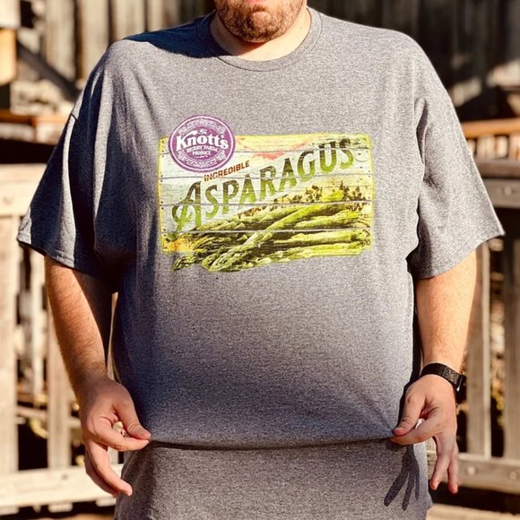 Gildan "Incredible Asparagus" Unisex T-Shirt / Gray M-2XL - Picture 1 of 3